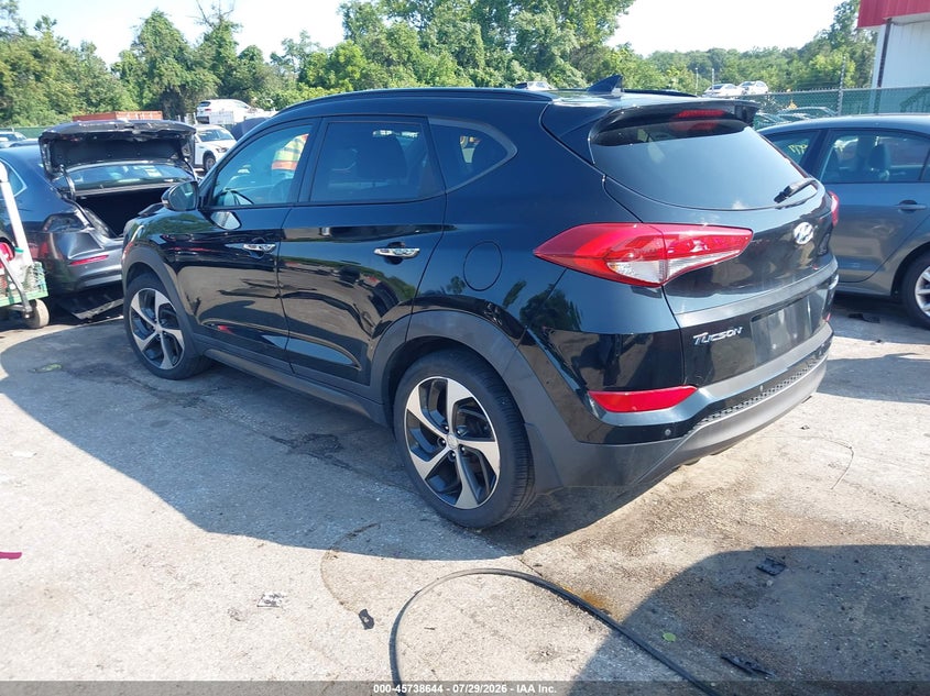 Vin: km8j33a26gu169760, lot: 46237348, hyundai tucson limited 20163