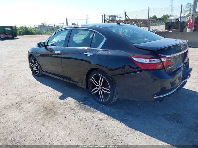 Vin: 1hgcr3f95ga027923, lot: 46237356, honda accord touring 20163