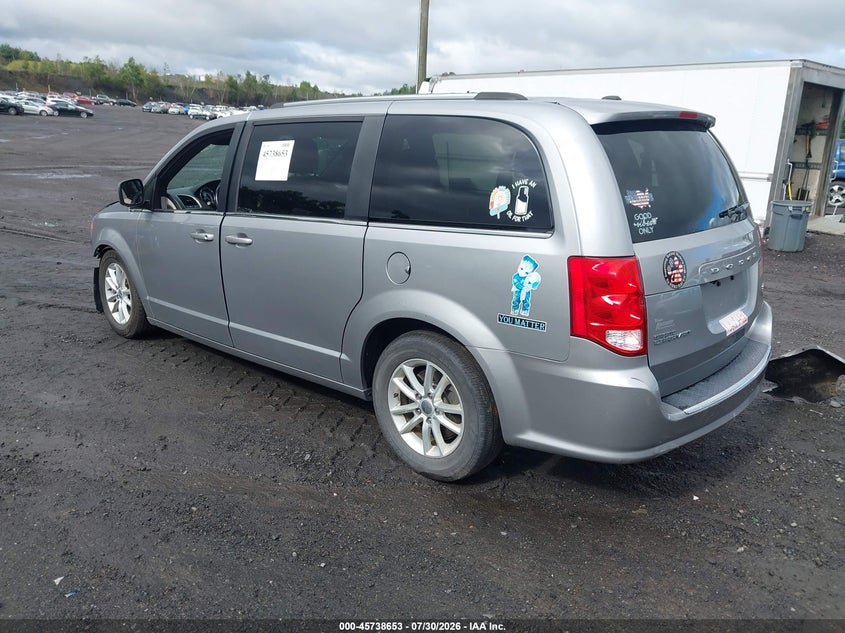 Vin: 2c4rdgcg5kr696568, lot: 46237357, dodge grand caravan sxt 20193