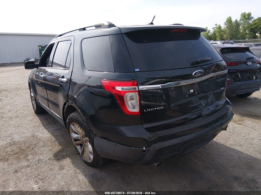 Vin: 1fmhk8f85bga04608, lot: 46237378, ford explorer limited 20113