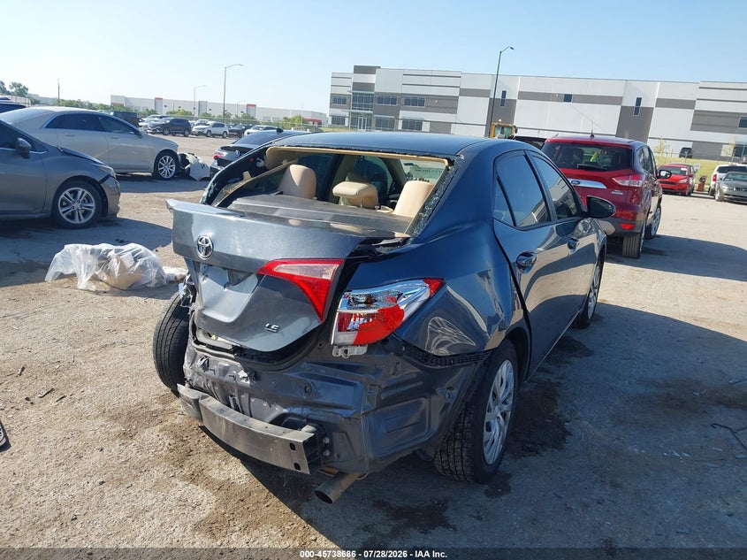 Vin: 5yfburhe7jp830631, lot: 46237390, toyota corolla le 20184