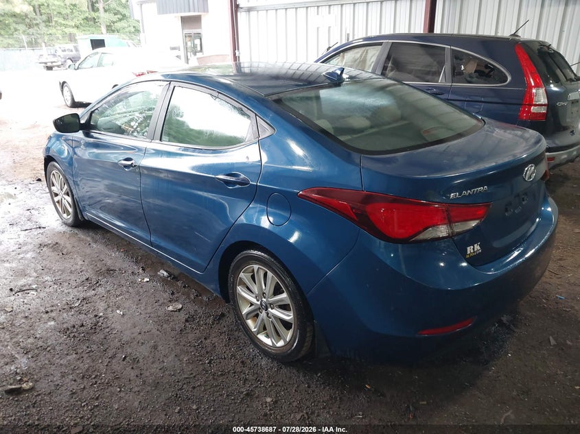 Vin: kmhdh4aexfu377217, lot: 46237391, hyundai elantra se 20153