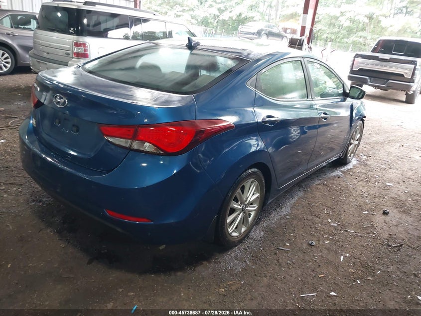 Vin: kmhdh4aexfu377217, lot: 46237391, hyundai elantra se 20154