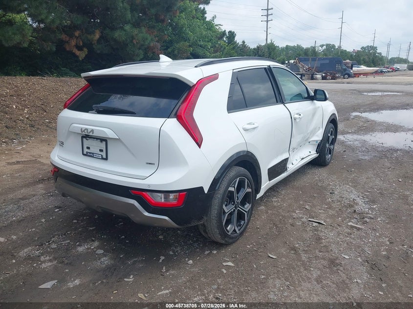 Vin: kndcr3lexr5143226, lot: 46237409, kia niro ex touring 20244