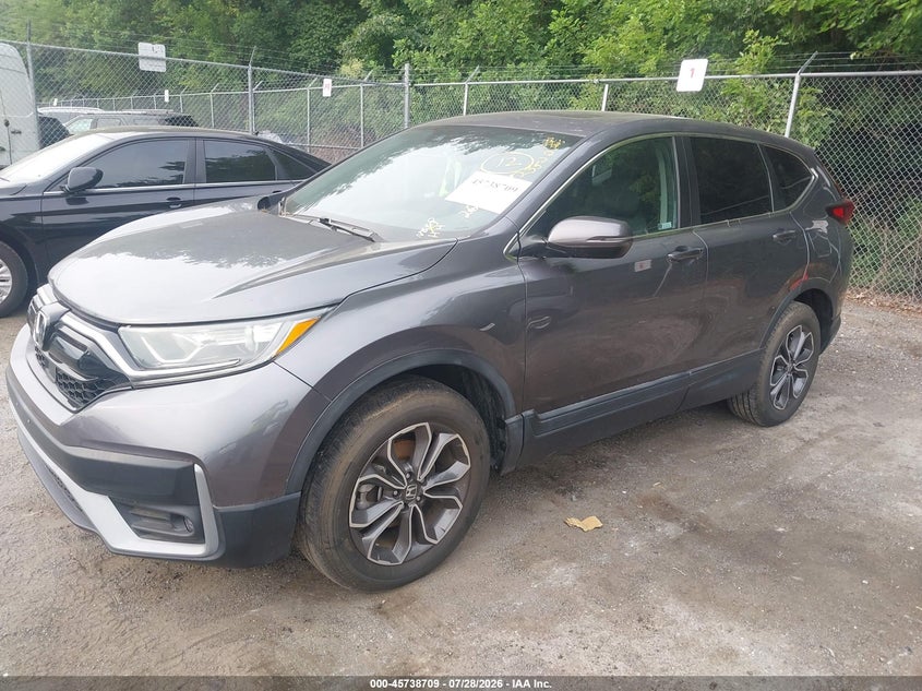 Vin: 2hkrw2h80nh645043, lot: 46237412, honda cr-v awd ex-l 20222
