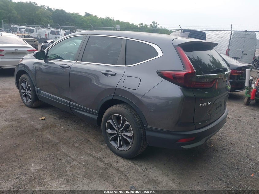 Vin: 2hkrw2h80nh645043, lot: 46237412, honda cr-v awd ex-l 20223