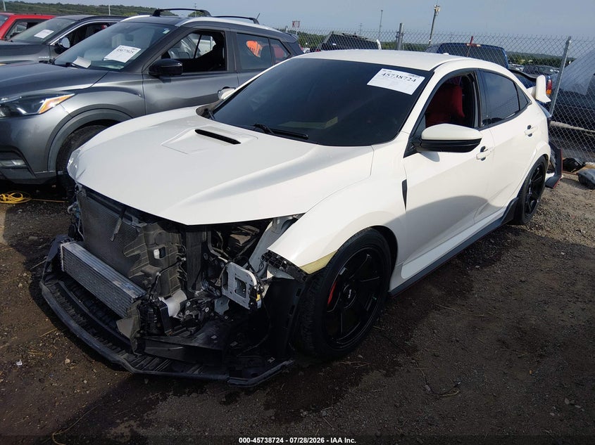 Vin: shhfk8g79ku204997, lot: 46237428, honda civic type r touring 20192