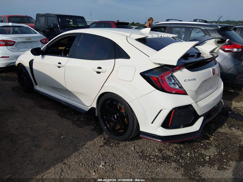Vin: shhfk8g79ku204997, lot: 46237428, honda civic type r touring 20193