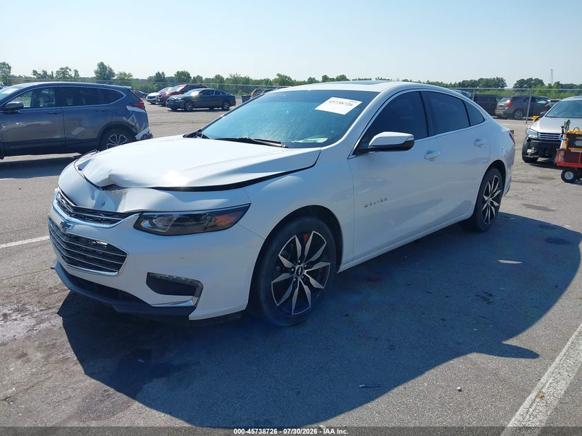 Vin: 1g1zd5st5jf157918, lot: 46237430, chevrolet malibu lt 20182