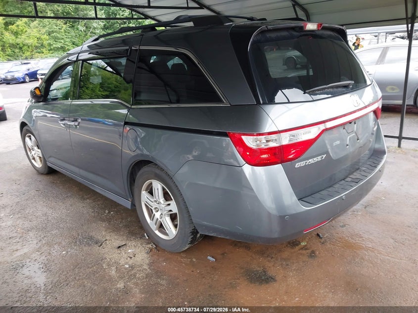 Vin: 5fnrl5h92cb087663, lot: 46237438, honda odyssey touring/touring elite 20123