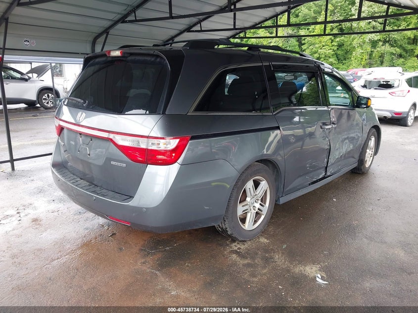 Vin: 5fnrl5h92cb087663, lot: 46237438, honda odyssey touring/touring elite 20124
