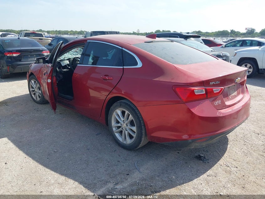 Vin: 1g1ze5st4gf216558, lot: 46237454, chevrolet malibu 1lt 20163