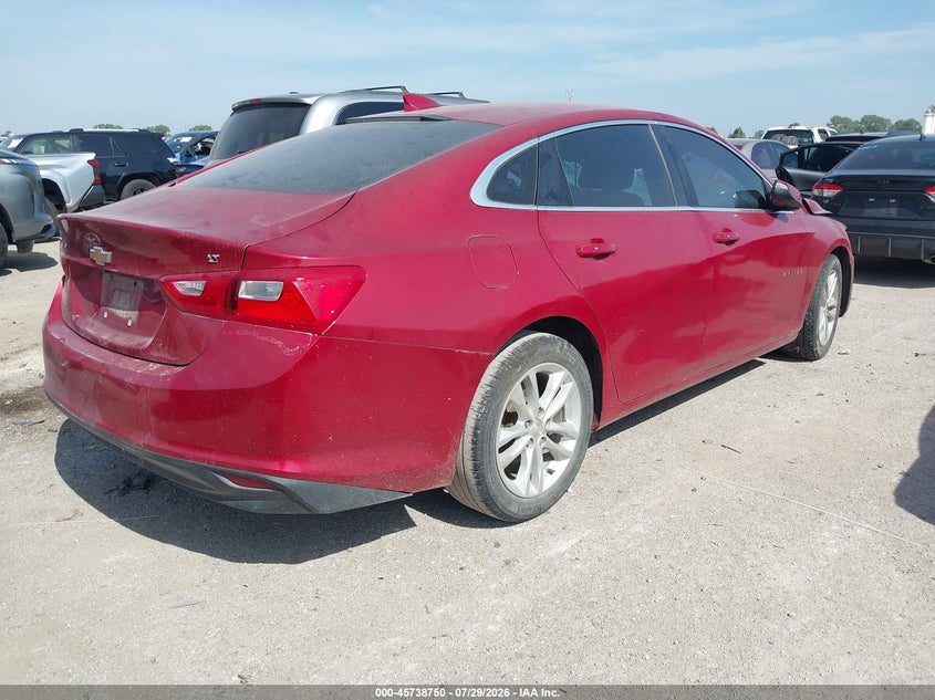 Vin: 1g1ze5st4gf216558, lot: 46237454, chevrolet malibu 1lt 20164