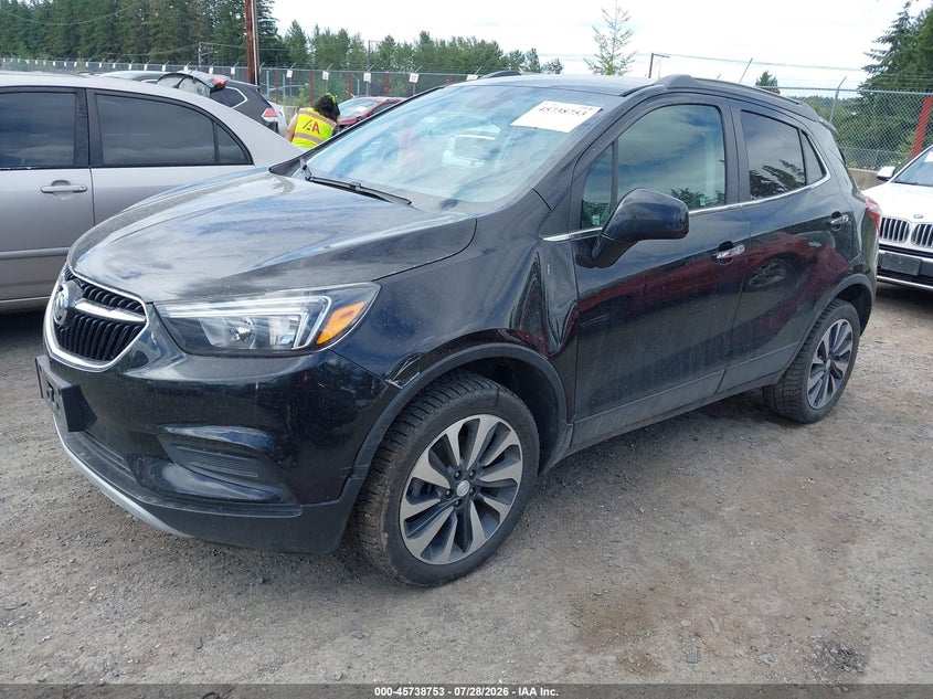 Vin: kl4cjesb1mb305419, lot: 46237457, buick encore awd preferred 20212