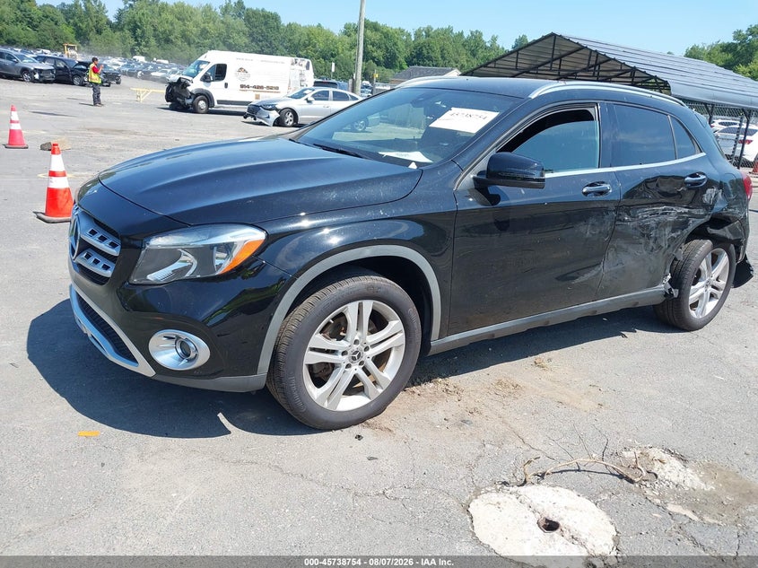 Vin: wdctg4gb0ku009150, lot: 46237458, mercedes-benz gla 250 4matic 20192