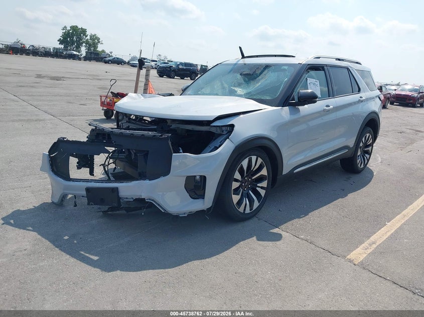 Vin: 1fmuk8hh0sgb61510, lot: 46237466, ford explorer platinum 20252