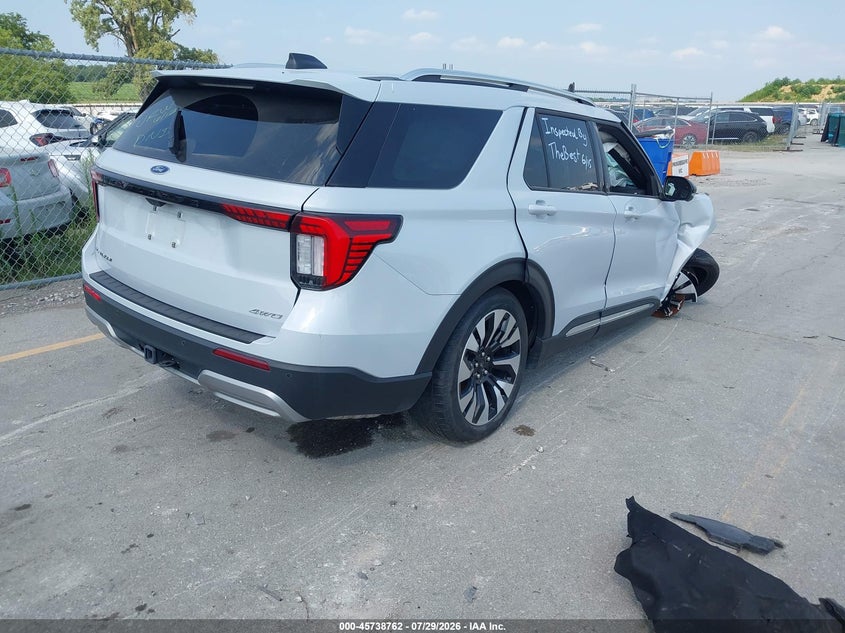 Vin: 1fmuk8hh0sgb61510, lot: 46237466, ford explorer platinum 20254
