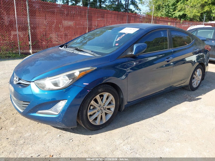 Vin: kmhdh4ae0gu584605, lot: 46237496, hyundai elantra se 20162