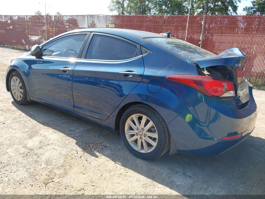 Vin: kmhdh4ae0gu584605, lot: 46237496, hyundai elantra se 20163