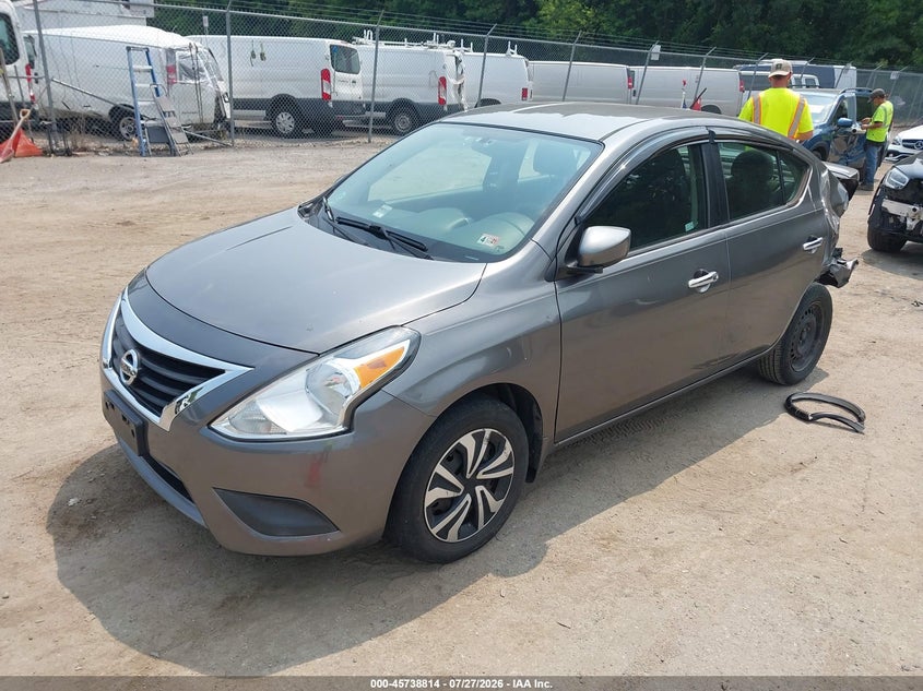 Vin: 3n1cn7ap6gl878096, lot: 46237518, nissan versa 1.6 sv 20162