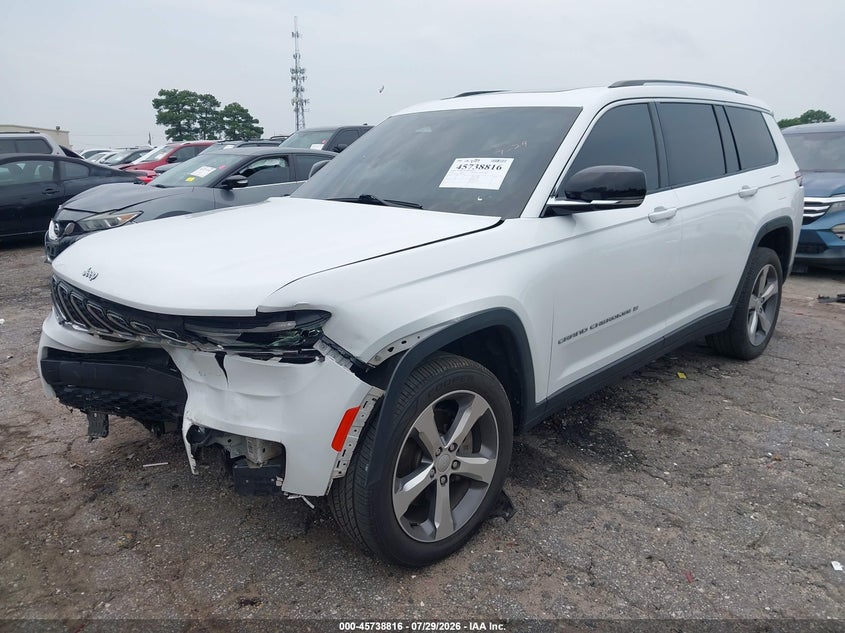 2021 JEEP GRAND CHEROKEE L auction photo 2