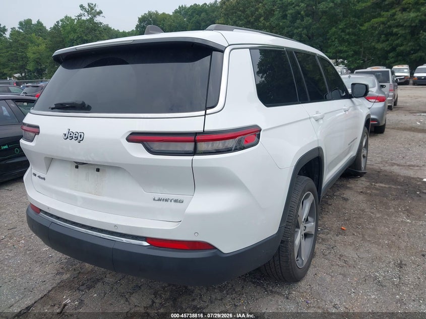 2021 JEEP GRAND CHEROKEE L auction photo 4