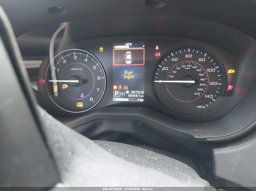 2020 SUBARU CROSSTREK auction photo 7