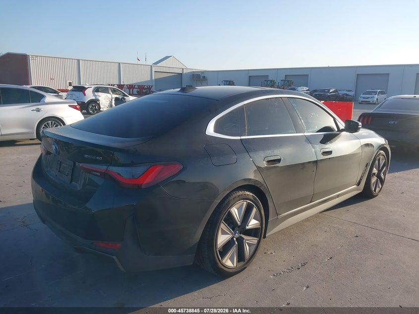 Vin: wby23hd05sfu12793, lot: 46237549, bmw i4 gran coupe edrive40 20254