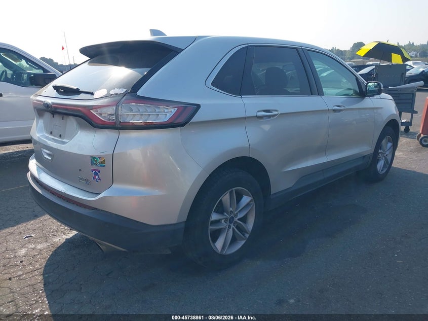 Vin: 2fmtk4j91fbc35537, lot: 46237565, ford edge sel 20154