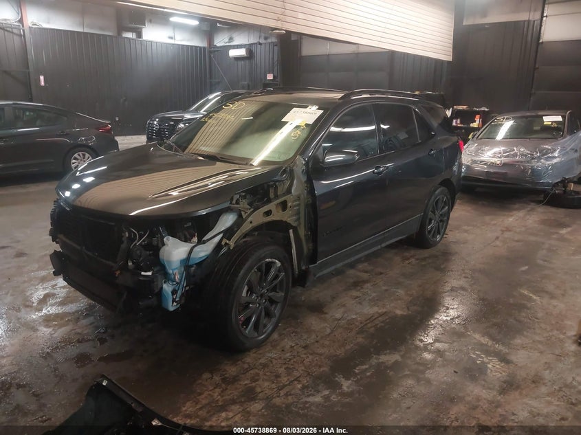 2023 Chevrolet Equinox, Front End, IAAI, VIN 3GNAXWEG3PS162174 — photo 2