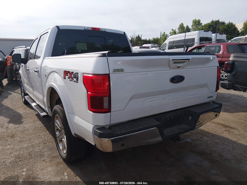 Vin: 1ftew1egxjke29619, lot: 46237607, ford f-150 lariat 20183