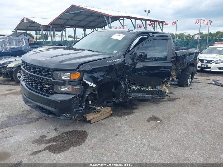 Vin: 1gcuybef5mz441840, lot: 46237627, chevrolet silverado 1500 custom 20212