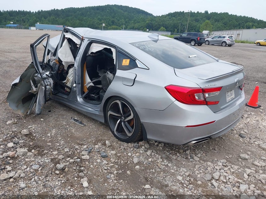 Vin: 1hgcv1f38ja207609, lot: 46237632, honda accord sport 20183