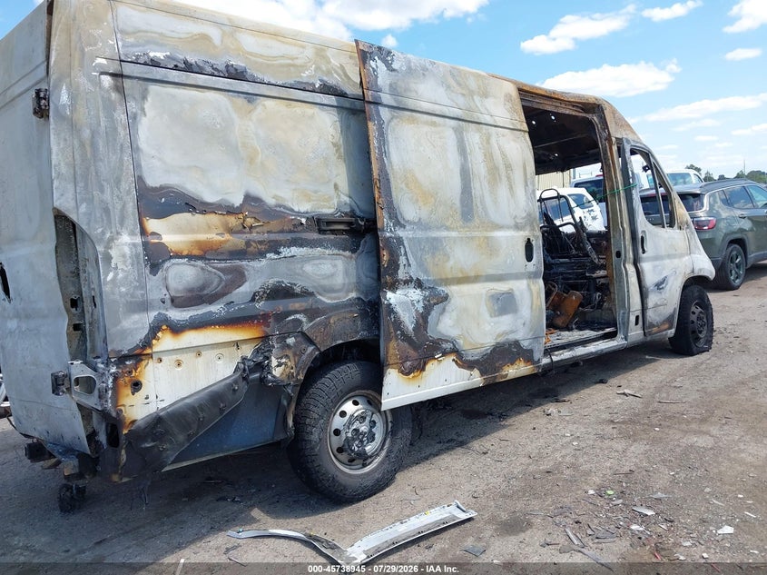 Vin: 3c6mrvjg3pe512988, lot: 46237649, ram promaster 3500 20234