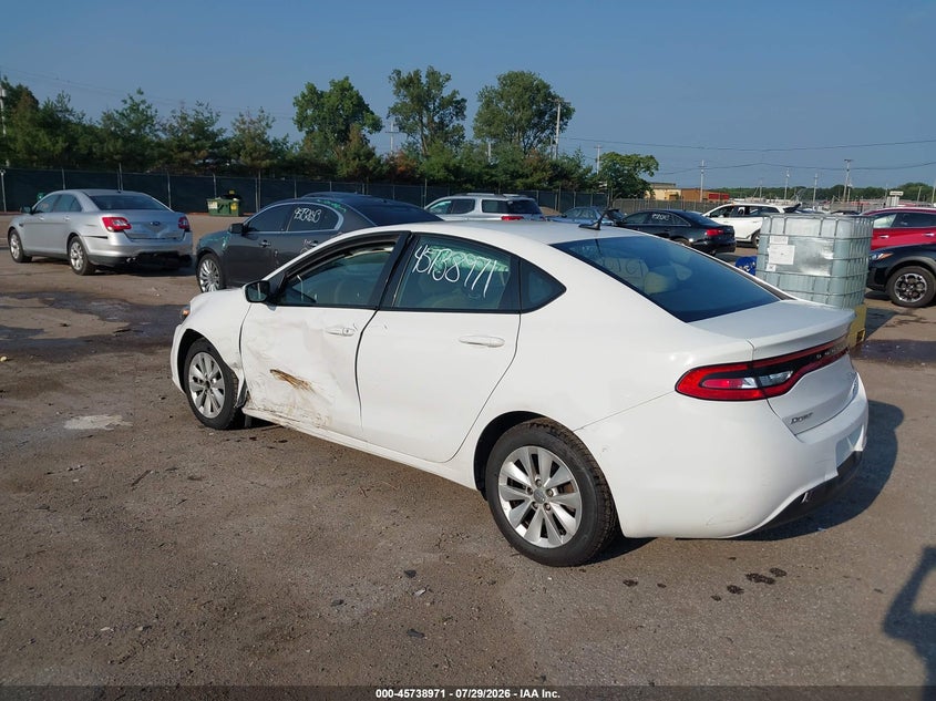 Vin: 1c3cdfbb1ed867348, lot: 46237675, dodge dart sxt 20143