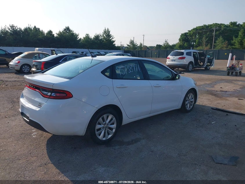 Vin: 1c3cdfbb1ed867348, lot: 46237675, dodge dart sxt 20144