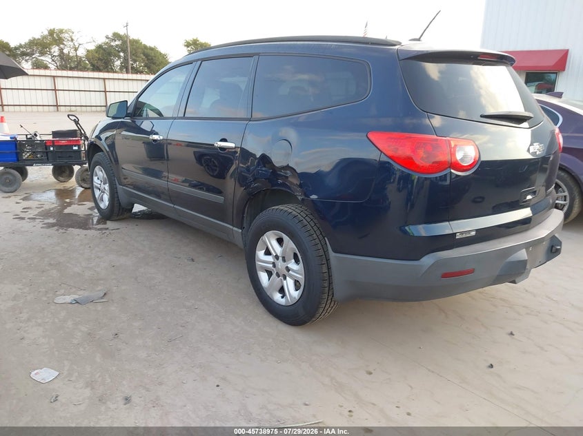 Vin: 1gnkreed3cj336965, lot: 46237679, chevrolet traverse ls 20123