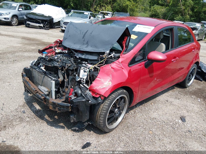 Vin: knadm5a32e6414376, lot: 46237690, kia rio lx 20142