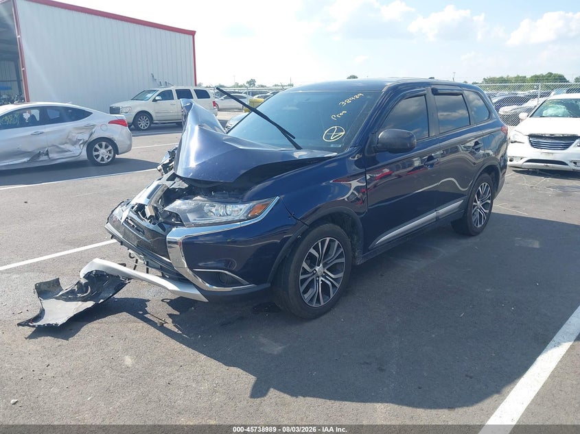Vin: ja4ad2a36jz052396, lot: 46237693, mitsubishi outlander es 20182
