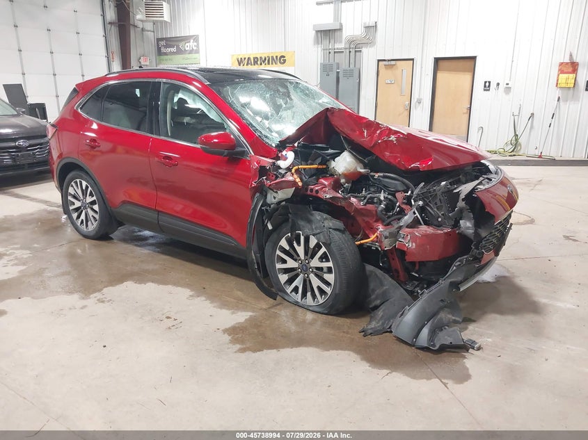 Vin: 1fmcu9dz7lua40678, lot: 46237698, ford escape titanium hybrid 2020 img_1