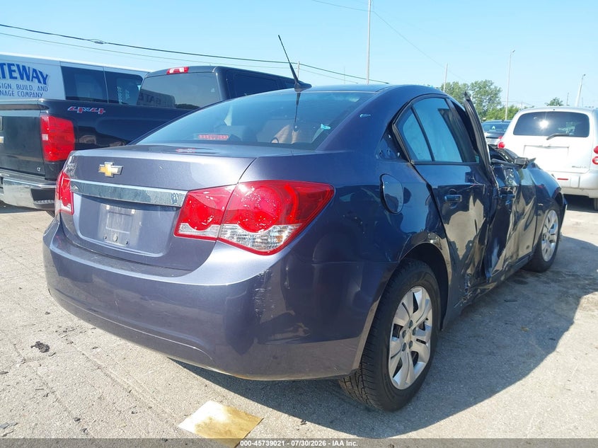 Vin: 1g1pa5sh0e7354927, lot: 46237725, chevrolet cruze ls auto 20144