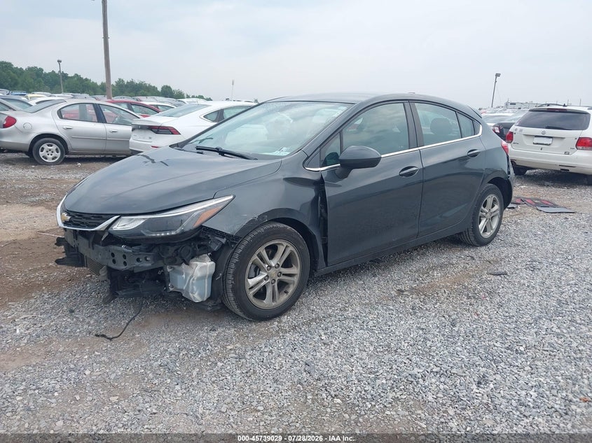 Vin: 3g1be6sm2js653154, lot: 46237733, chevrolet cruze lt auto 20182