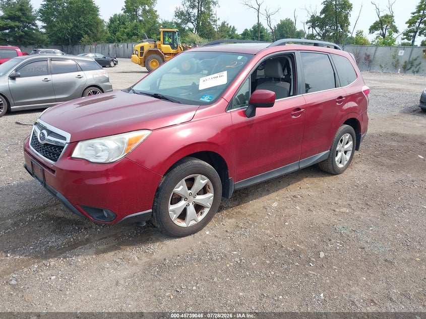 Vin: jf2sjahc9eh481838, lot: 46237750, subaru forester 2.5i limited 20142