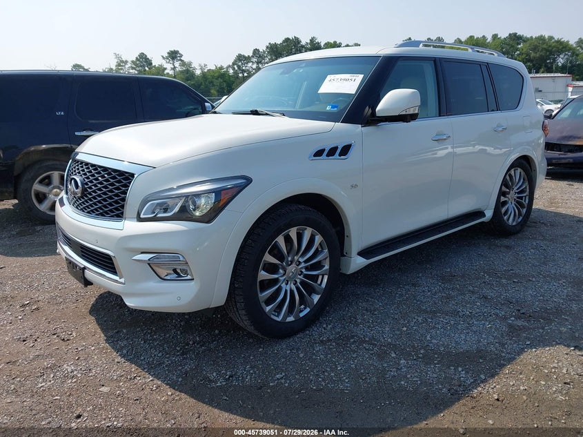 Vin: jn8az2nc6h9432077, lot: 46237755, infiniti qx80 20172