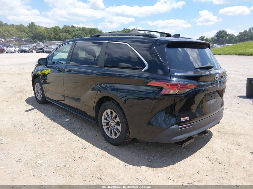 Vin: 5tdkrkec5ns078355, lot: 46237757, toyota sienna le 20223