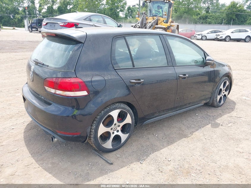 Vin: wvwhd7aj6cw308072, lot: 46237764, volkswagen gti 4-door 20124