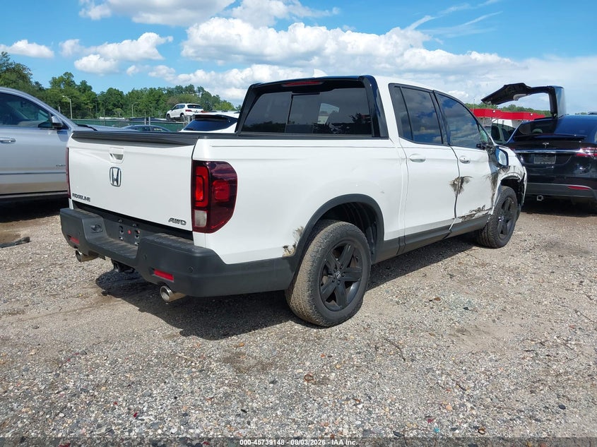Vin: 5fpyk3f83mb006949, lot: 46237853, honda ridgeline black edition 20214