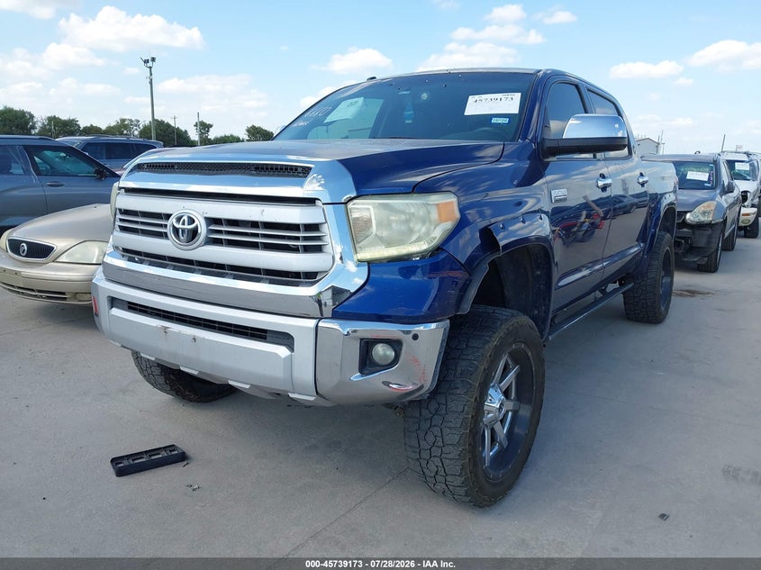 Vin: 5tfaw5f14ex357082, lot: 46237877, toyota tundra platinum 5.7l v8 20142
