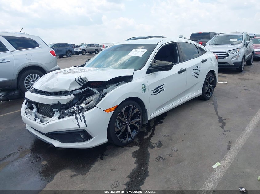 Vin: 19xfc2f83me003546, lot: 46237882, honda civic sport 20212