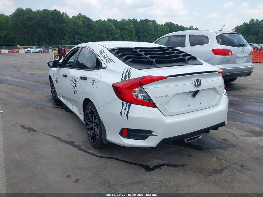Vin: 19xfc2f83me003546, lot: 46237882, honda civic sport 20213